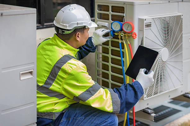 Professional Hvac Maintenance technician working in Calverton, MD